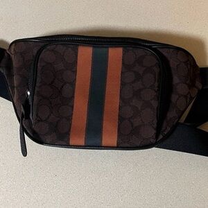 Coach Men's Stripe Waist Bag